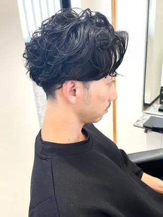 ショート パーマ 【半個室サロン】 山本　崇仁のヘアスタイル