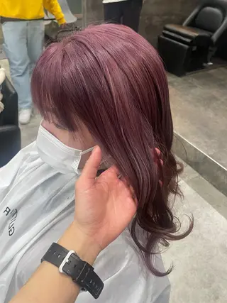 ロング カラー GLITTER赤塚店所属・GLITTER ハイ トーン🎀北野佑季のヘアスタイル