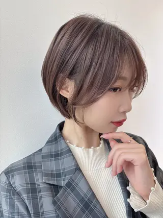 ショート 𝗕𝗼𝗻𝗵𝗲𝘂𝗿西梅田所属・ノンダメージ® 稲垣  いおりのヘアスタイル