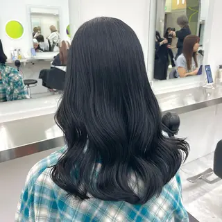 セミロング カラー ヘアアレンジ ‎🤍韓国ボブ/ 縮毛矯正🪽‪ひかりのヘアスタイル