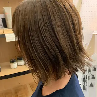 ショート 艶髪color💎髪 質改善ストレート大吉のヘアスタイル