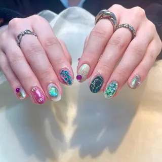 ネイル 新井 ひなののネイルデザイン