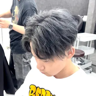 ショート カラー パーマ ヘアアレンジ メンズ フウト/メンズカット /メンズパーマのヘアスタイル