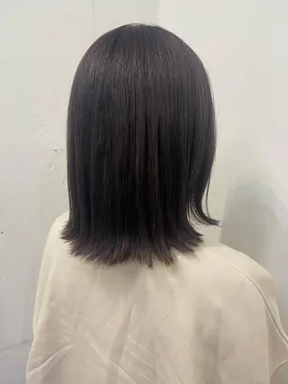 ミディアム カラー satsuki 暖色・ブラウンカラーのヘアスタイル