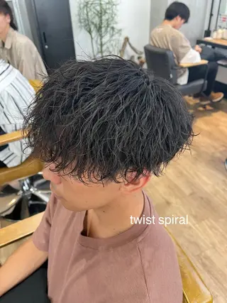 ミディアム パーマ メンズ メンズカット/パーマ Yoshiのヘアスタイル