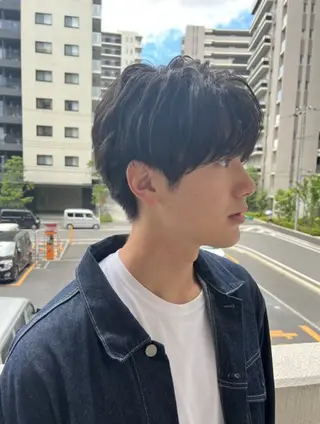 メンズ 透明感カラー🫧植松 真菜のヘアスタイル