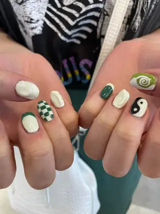 ネイル hair&nail ☯️アイリ☯️のネイルデザイン