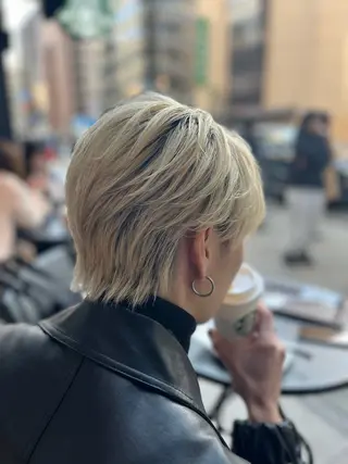 ショート メンズ メンズパーマ/心斎橋 /四ツ橋駅/しょうまのヘアスタイル