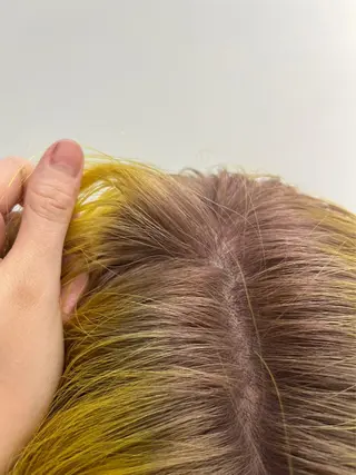 カラー メンズ yu-kiハイトーン /ブリーチ無しカラーのヘアスタイル