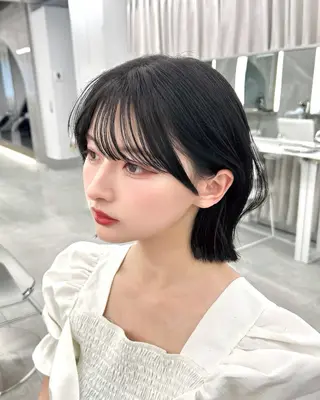 ショート 韓国顔まわり/前髪 /レイヤー/いつきのヘアスタイル