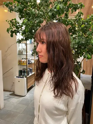 カラー パーマ 岸田 佳祐のヘアスタイル