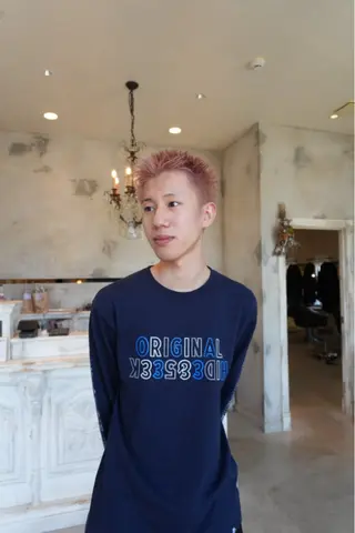 カラー メンズ なかやま れいかのヘアスタイル