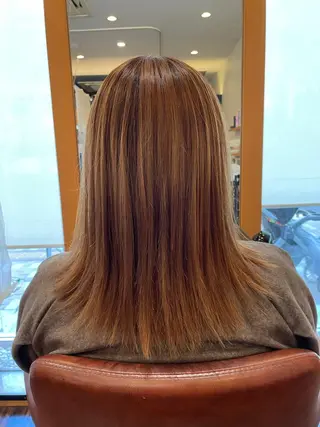 セミロング カラー pesca 仙台駅前店所属・🖤オサダ マナミ🖤のヘアスタイル