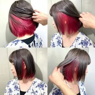 ミディアム カラー 艶カラー YOSHIMURAのヘアスタイル