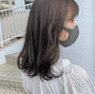 セミロング kohana 🎀韓国ヘア🎀🤍のヘアスタイル