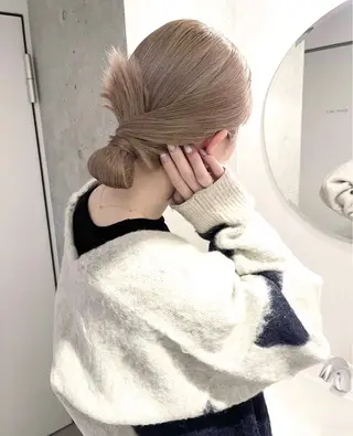 セミロング カラー Peg.hair所属・柔らかhair🤍 Rinaのヘアスタイル