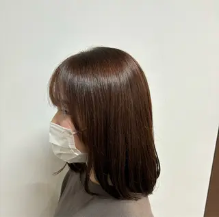 セミロング カラー 伊藤 那月のヘアスタイル