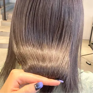 ミディアム 酸性ストレート・ メンズ  三原 楊子のヘアスタイル