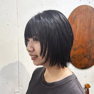 ミディアム ボブ/ショート /🦋服部ルミナ🦋のヘアスタイル