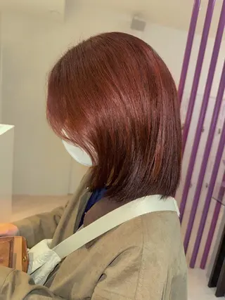 ミディアム カラー ヒナ子🦋 ブリーチカラーのヘアスタイル