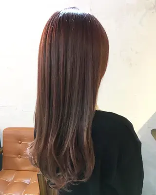 ロング 松田 由紀子のヘアスタイル