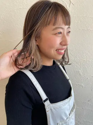 ミディアム カラー Hair Musee   柱店所属・topstylist 吉住 早織のヘアスタイル