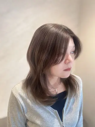 ミディアム 佐藤 生基のヘアスタイル