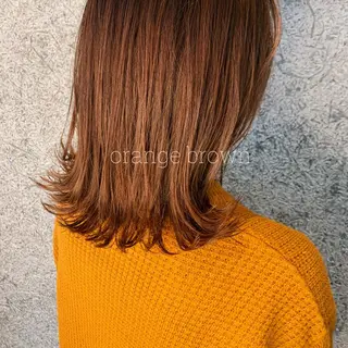 セミロング カラー RINA🧤 デザインとボブのヘアスタイル