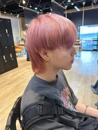 カラー メンズ 髪質改善&ストレート ‪✂︎‬鈴木青樹のヘアスタイル