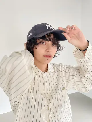 ショート カラー パーマ CEINE PATHのヘアスタイル