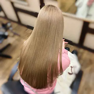 ロング パーマ みやたゆうき 髪質改善講師のヘアスタイル