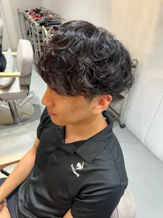 パーマ メンズ fizelle miyuのヘアスタイル