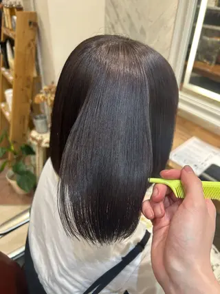 ミディアム ヘッドスパ＆ボブ＆ ツヤ感🌟ナカガマのヘアスタイル