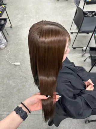 カラー 透ける透明感カラー 🤍anju🎀のヘアスタイル