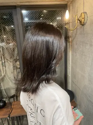 ミディアム カラー 【お洒落パーマ】 Elme　肥塚康汰郎のヘアスタイル