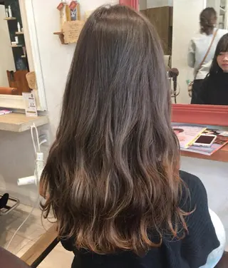 ロング カラー nakahara madokaのヘアスタイル