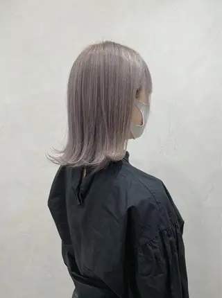 ミディアム カラー 飯塚 青空のヘアスタイル