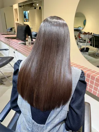 ロング パーマ 髪質改善マスター 長尾勇弥/梅田中津のヘアスタイル