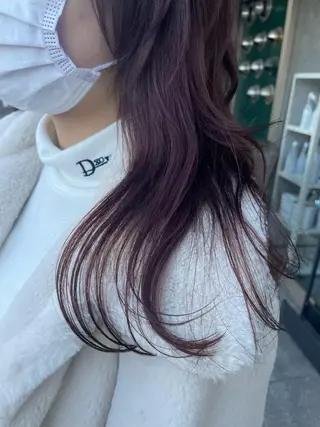 セミロング カラー 高橋 みく/ minim 暖色のヘアスタイル