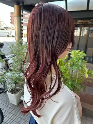 セミロング sara所属・sara中谷 哲のヘアスタイル