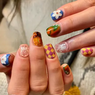 ネイル AOI✩⡱ y2kネイルのネイルデザイン