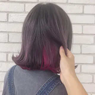 ミディアム SALOWIN 川越所属・髪質改善⭐️透明感 カラーノグチショウタのヘアスタイル