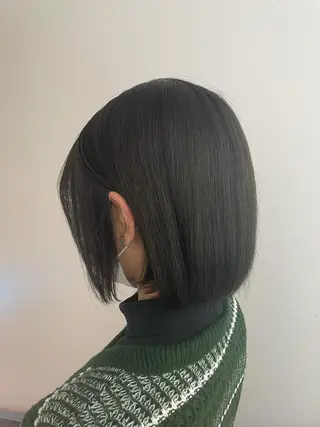 カラー 🎀ボブ+ハイトーン シュカ👶🏻のヘアスタイル