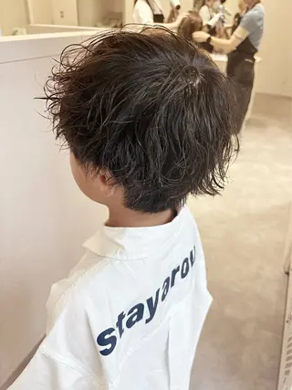 パーマ メンズ キッズ メンズパーマ特化🔥 ツイスパ/シャドウのヘアスタイル