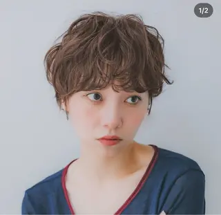 ショート パーマ sand池袋所属・似合わせショート特化 ISAKIのヘアスタイル