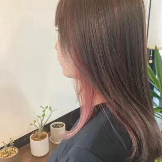 セミロング カラー hair salon mtm所属・🕊mtm🫧梅田/ 定額制/透明感/艶髪のヘアスタイル