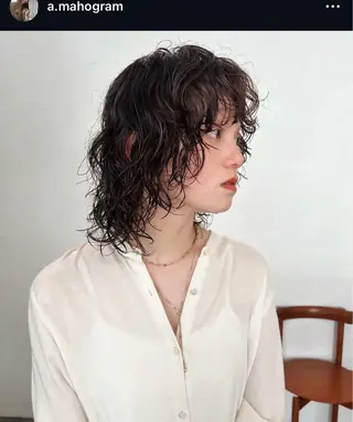 パーマ nolla所属・yoshihama sumireのヘアスタイル