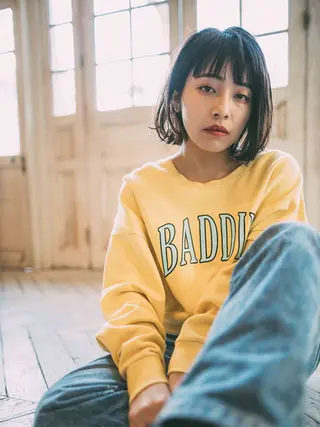 ショート カラー SHINY シャイニー千住大橋のヘアスタイル