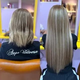 ショート チビ編み込みエクステ どぅ〜す/YUIのヘアスタイル