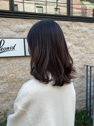 ミディアム カラー ✨透明感カラー✨ 🦖佐々木未来🦕のヘアスタイル